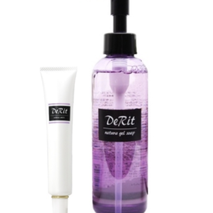 《数量限定》DeRit ナチュラ ジェルソープ200ml＆ナチュラ ホワイトクリーム45g セット