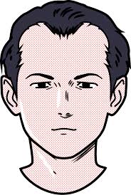 薄毛イラスト